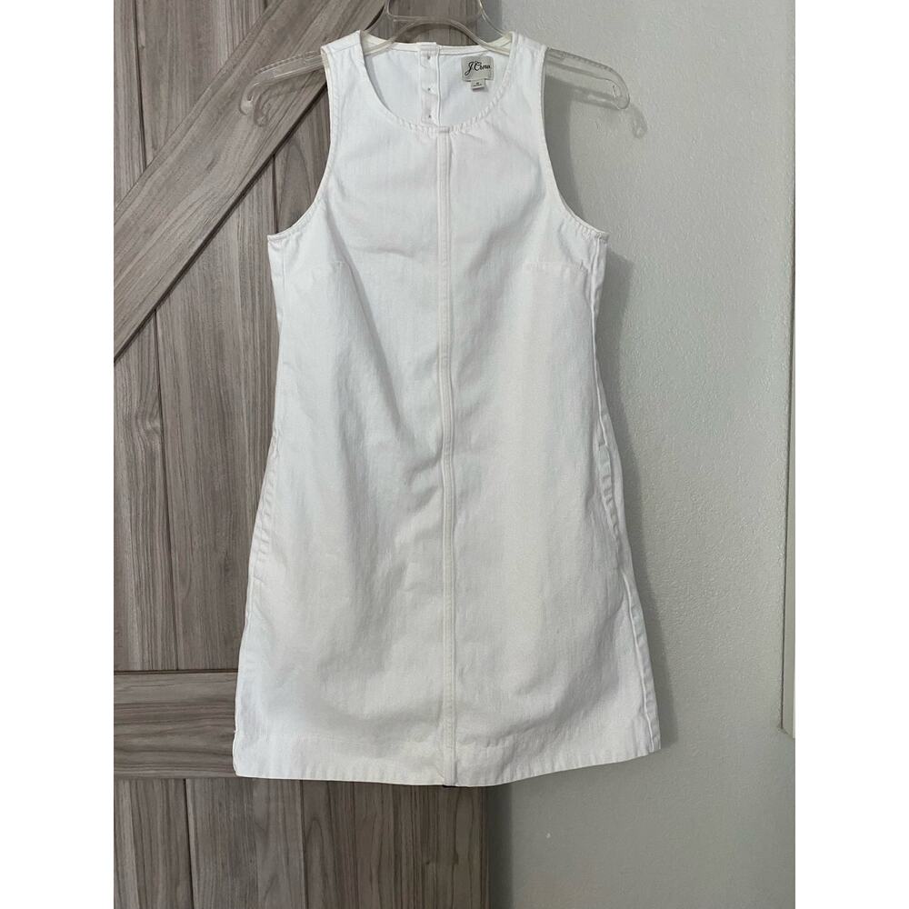 NWT J.Crew White denim mini dress
